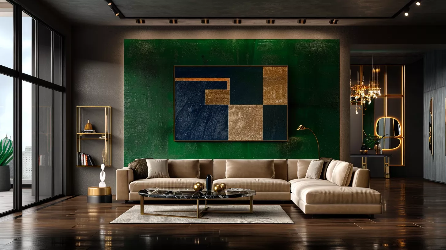 الألوان الجريئة في ديكور 2025 توازن بين الفخامة والواقعية